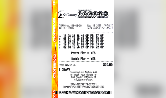 Naugatuck Couple Wins $100,000 on Powerball